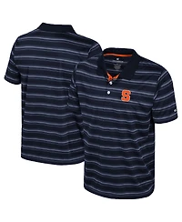 Colosseum Men's Navy Syracuse Orange Milk Steak Polo Shirt
