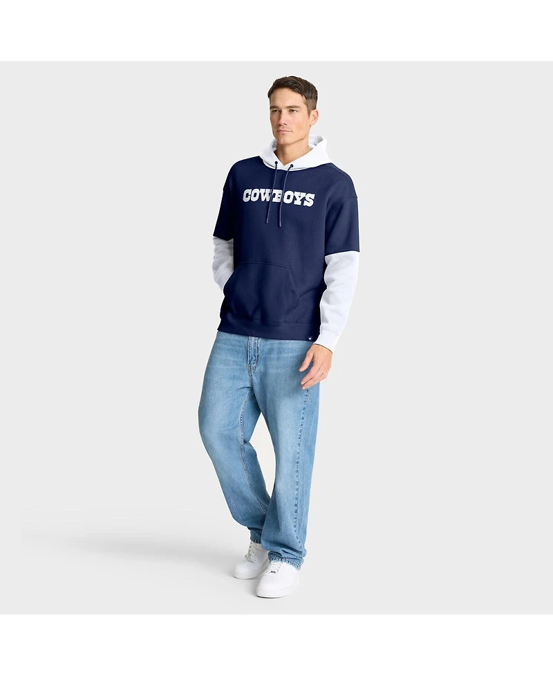 Fanatics Men's Navy Dallas Cowboys Helmet Retro Pullover Hoodie