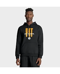 Fanatics Men's Black Pittsburgh Steelers Right Tackle Legacy Pullover Hoodie