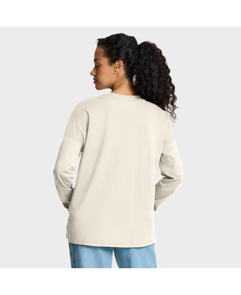 Fanatics Women's Cream Kansas City Chiefs Dove Legacy Long Sleeve T-Shirt