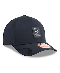 New Era Men's Navy Houston Texans 2025 Sideline M-Crown 9FORTY Adjustable Hat