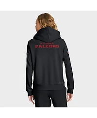 Nike Women's Black Atlanta Falcons Sideline Standard Issue Initial Home Dri-fit Hoodie