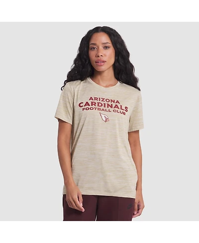 Nike Women's Natural Arizona Cardinals 2025 Rivalries Collection Sideline Velocity Dri-fit T-Shirt