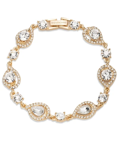 Givenchy Crystal Stone Gold-Tone Flex Bracelet