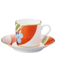Noritake Frank Lloyd Wright March Balloons After Dinner Cup and Saucer, Set of 2