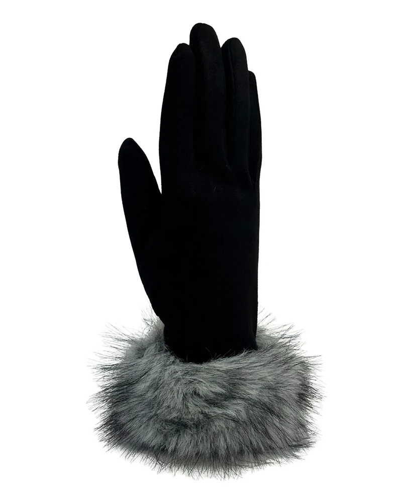 Marcus Adler Faux Suede with Fux Fur Cuff