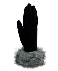 Marcus Adler Faux Suede with Fux Fur Cuff