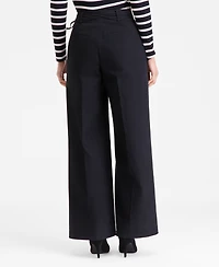 I.n.c. International Concepts Women's High-Rise Belted Wide-Leg Pants, Macy's Exclusive