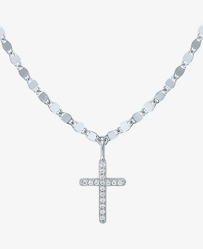 Macy's Diamond Pendant Necklace (1/10 ct. t.w.) in Sterling Silver