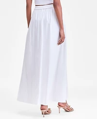 I.n.c. International Concepts Women's Cotton Poplin Maxi Skirt, Macy's Exclusive