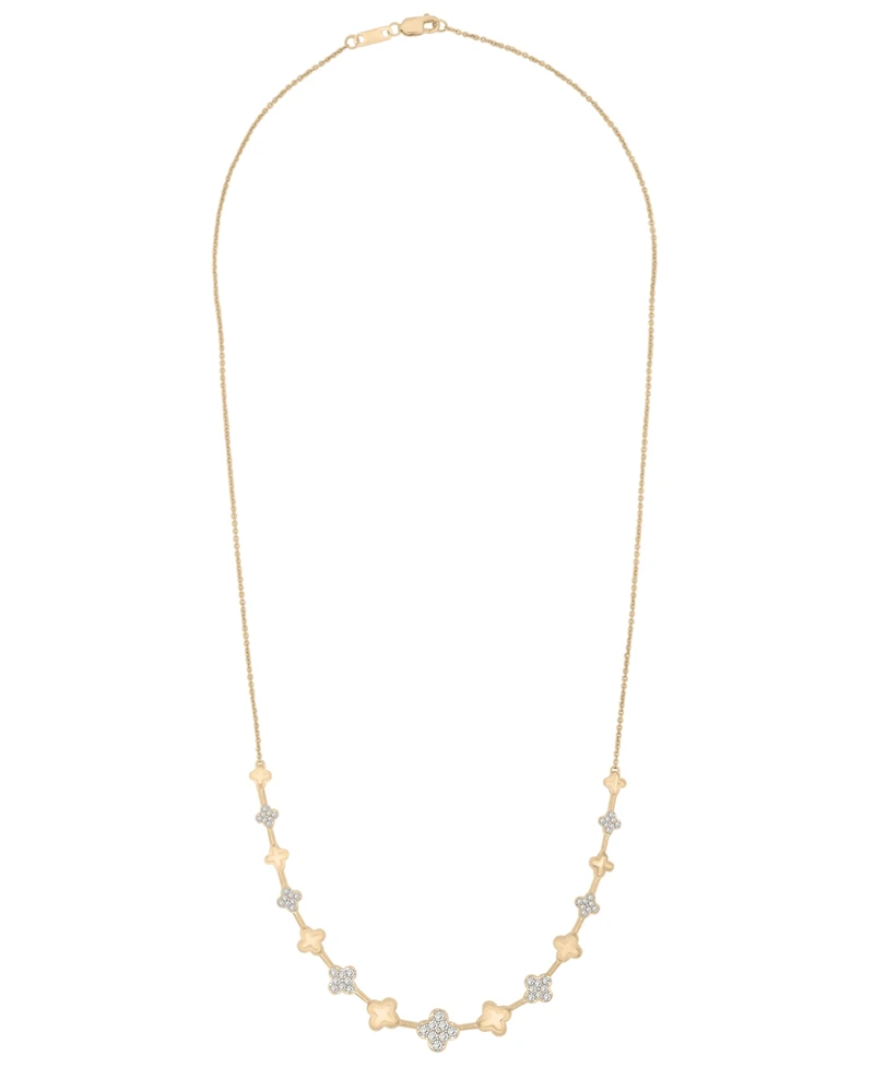 Wrapped in Love Diamond Clover Necklace (1/2 ct. t.w.) in 14K Yellow Gold