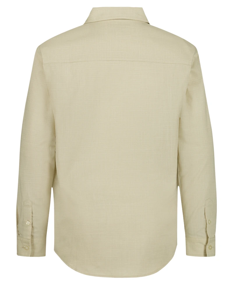 Calvin Klein Boys 8-18 Textured Long Sleeve Shirt