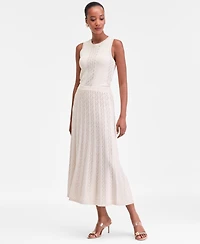 I.n.c. International Concepts Women's Pointelle Sweater Midi Skirt, Macy's Exclusive