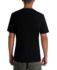 Karl Lagerfeld Paris Men's All-Over Stitch T-Shirt