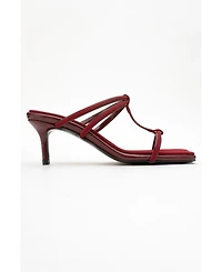 Prologue Shoes Mocha Strap Heel Sandal (Women)