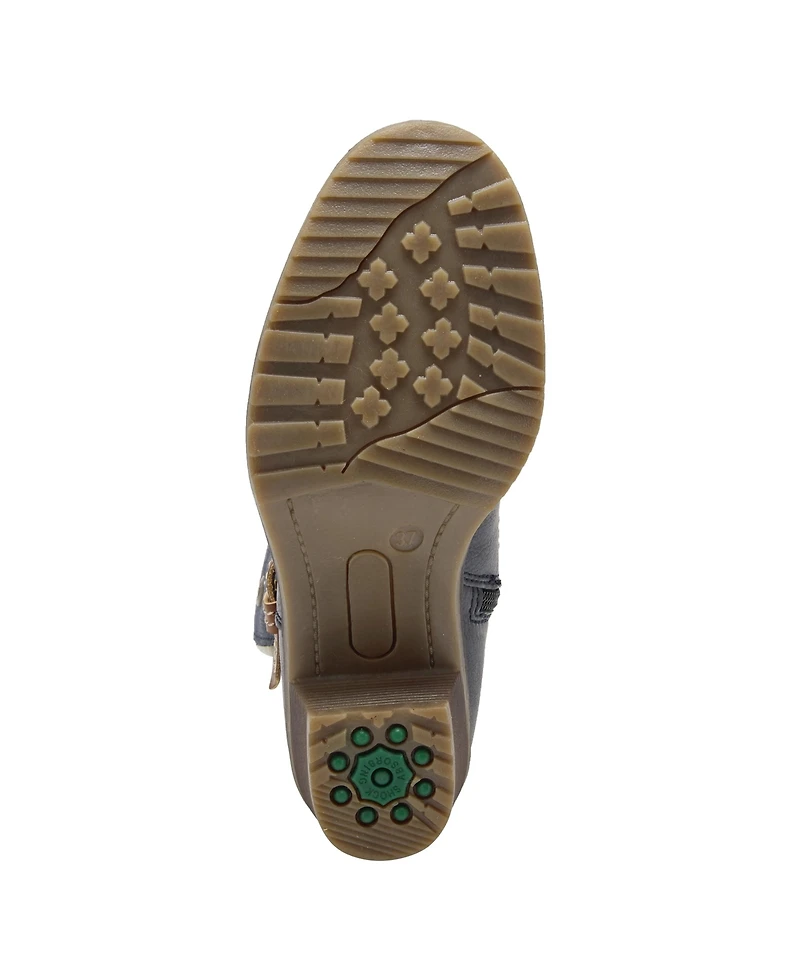 Spring Step Boisa Waterproof Mid Boot with Quilted Detail and Faux Fur Lining