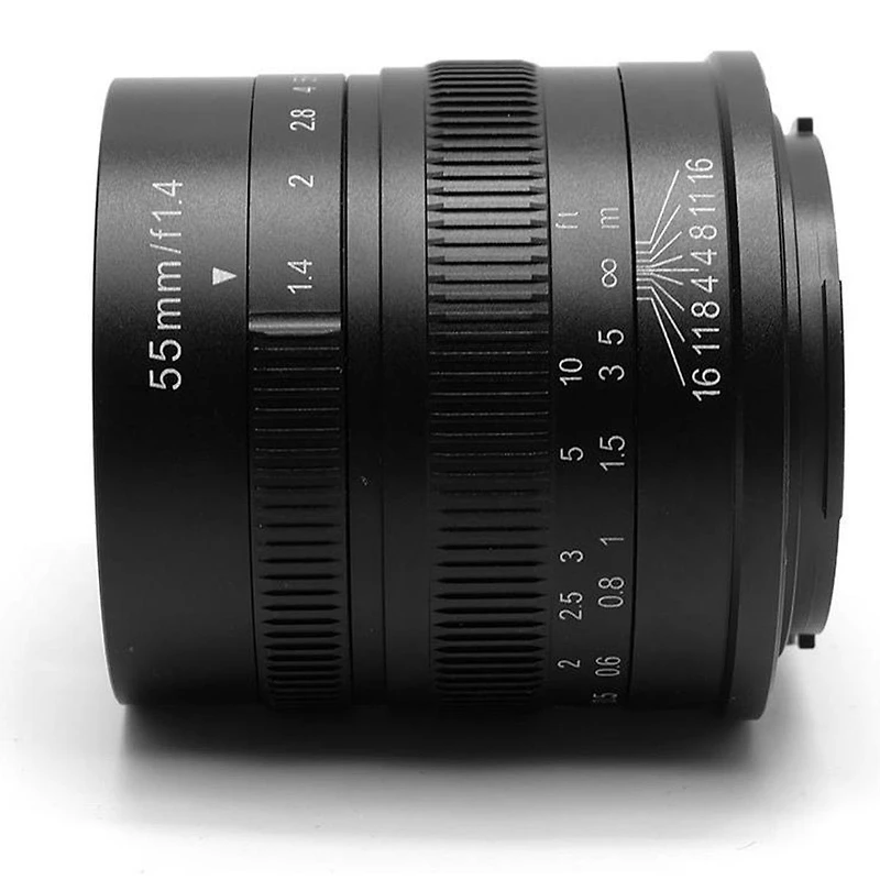7artisans Photoelectric 55mm f/1.4 Lens for Canon Ef-m Mount - Black