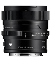 Sigma 50mm f/2 Dg Contemporary Lens for L Mount, Black