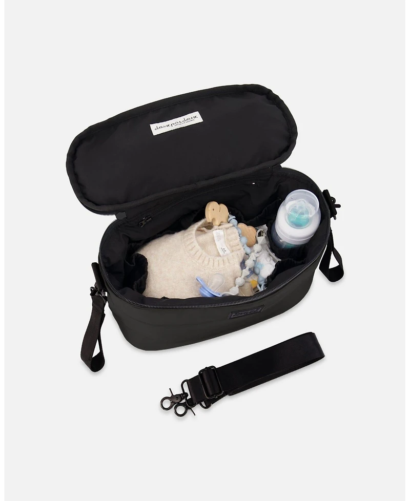 Deux par Deux Adult Unisex Mini Diaper Bag Black - Adult