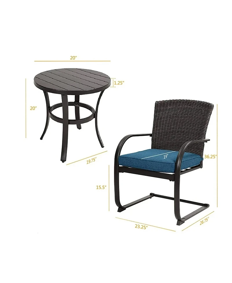 Shell-Shaped All-Steel Detachable Rope Chat Set