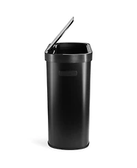 Elama 13 Gallon Automatic Sensor Hands Free Trash Can in Black