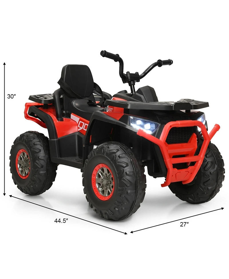 12V Kids Electric 4-Wheeler Atv Quad with MP3 Player and Led Lights