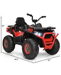 12V Kids Electric 4-Wheeler Atv Quad with MP3 Player and Led Lights