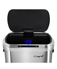 Elama 13 Gallon Automatic Sensor Hands Free Trash Can