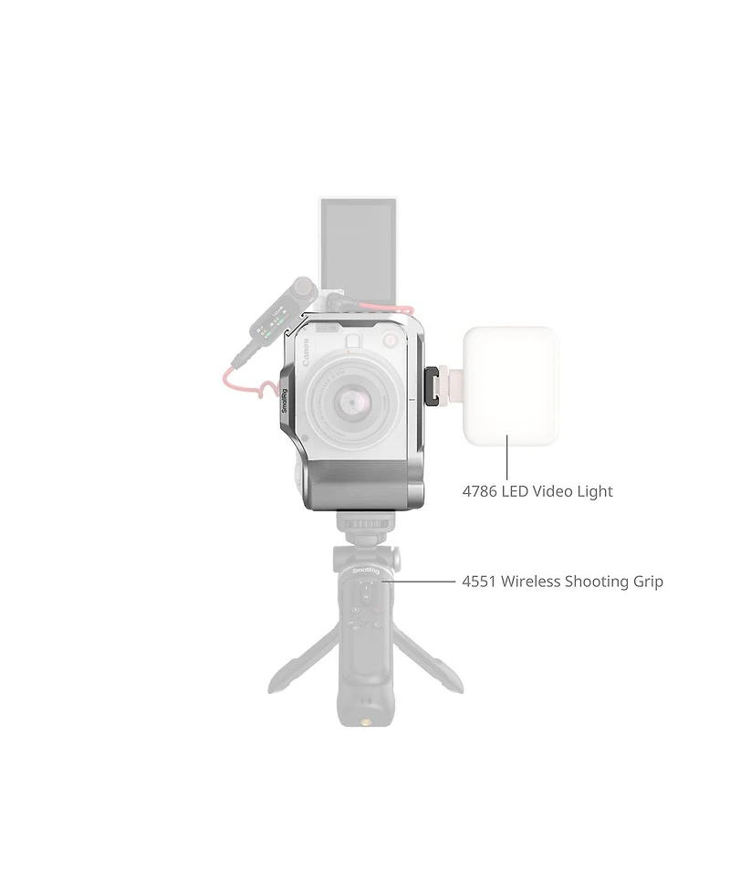 SmallRig Full Camera Cage for Canon Eos R50 V, Silver