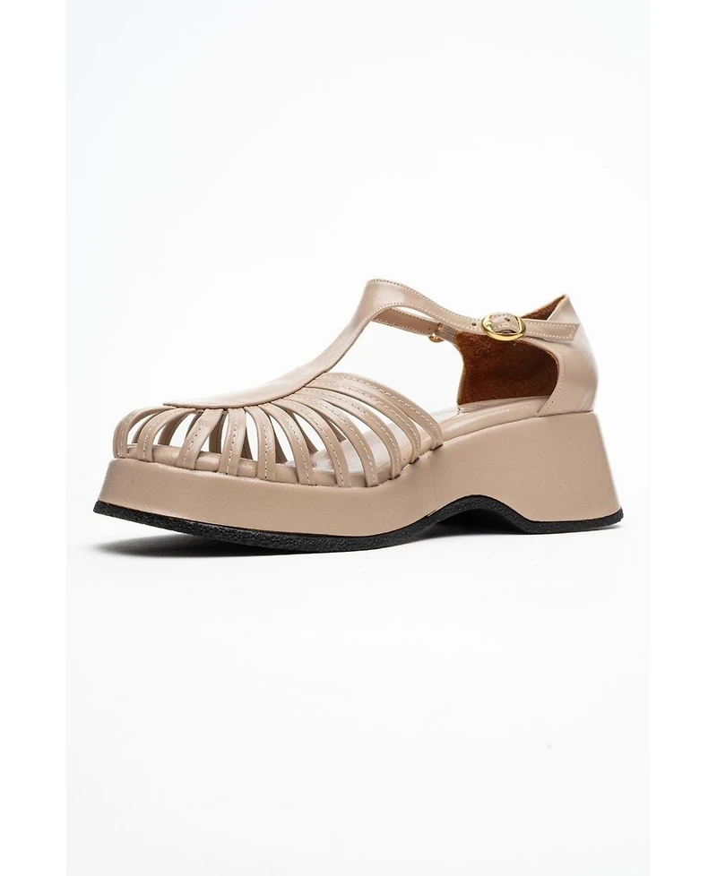 Prologue Shoes Aniel Platform Wedge Sandal (Women)