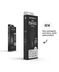 Superfeet Men's All-Purpose Support Low Arch Insoles (Black) - Trim-To-Fit Orthotic Inserts for Tight Shoes Professional Grade