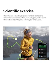 Ruxing Smart 1.47" Hd Smart Watch Multifunctional for Women Men With Health Monitoring, Bluetooth Calling,Intelligent Reminder IP68