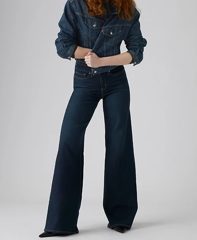 Levi's Women's 318 Shaping Stellar-Stretch Wide-Leg Jeans