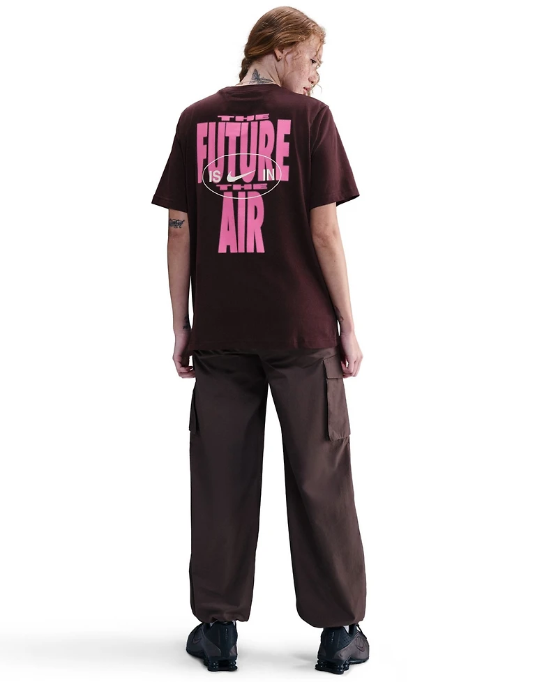 Nike Women's Ribbed Collar Loose T-Shirt