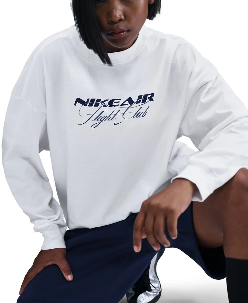 Nike Women's Oversized Long-Sleeve T-Shirt