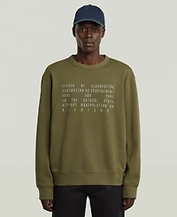 G-Star Raw Men's Graphic Printed Oversized T-Shirt