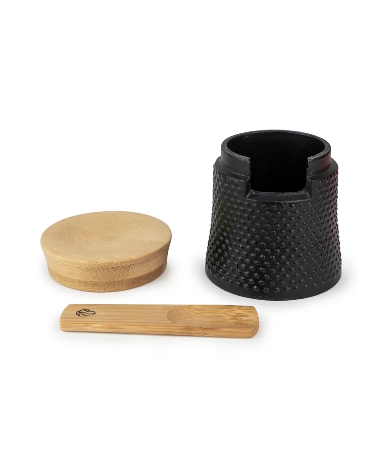 Peugeot Bali Cast Iron 3" Pepper Grinder with Salt Cellar Set