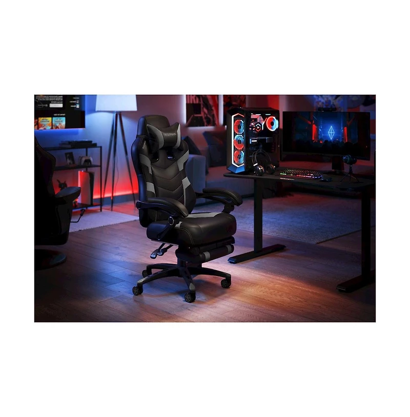 Respawn Gaming Chairs For Adults With Headrest Pillow - Grey