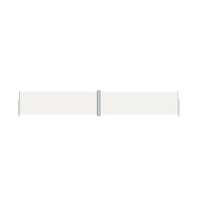 Side Awning Cream Polyester with Pu coating Large Retractable
