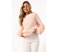 Petal and Pup Women's London Knit Sweater - Pink Xs/S