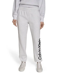 Calvin Klein Women's Performance Flocked Logo Jogger Sweatpants