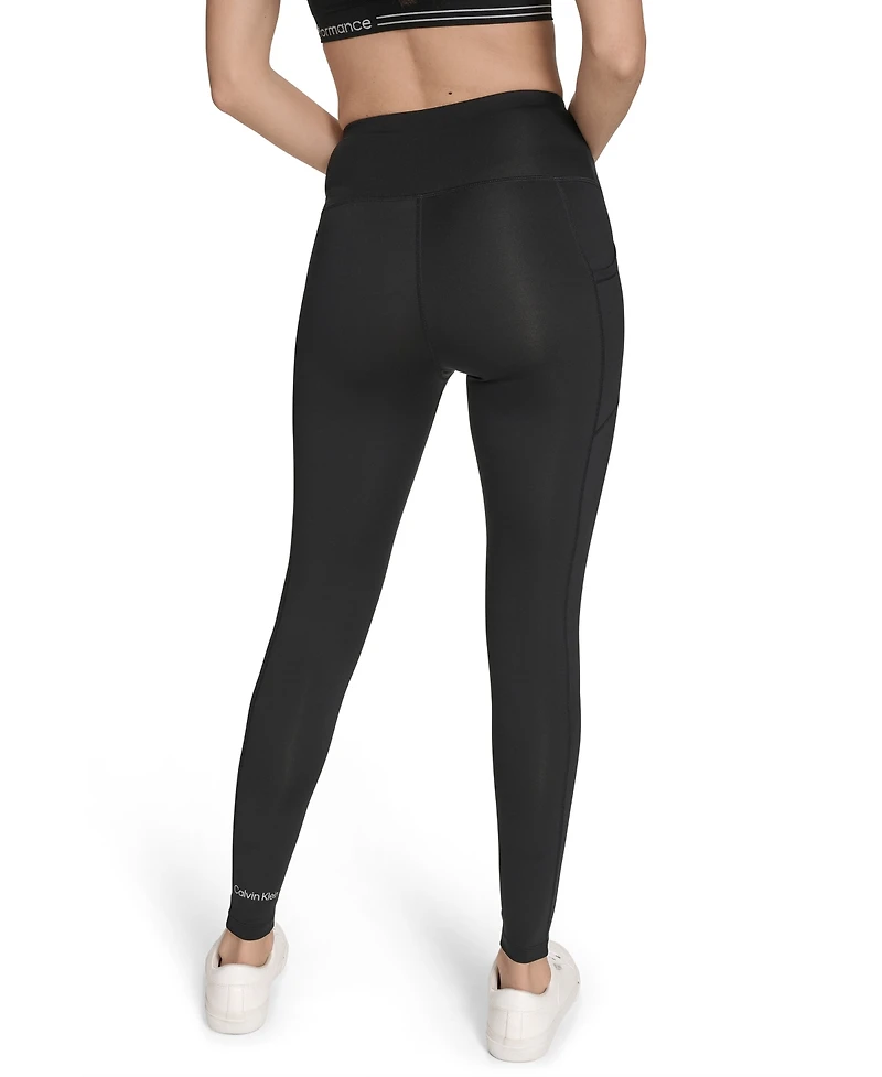 Calvin Klein Women's Performance High Waist Side Pocket Tights