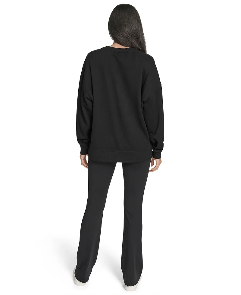 Calvin Klein Women's Performance Crew Neck Oversized Sweatshirt