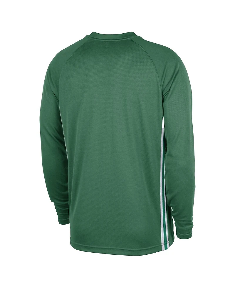 Nike Men's Kelly Green Boston Celtics 2025/26 Authentic Pre-Game Legend Dri-fit Long Sleeve Shooting Shirt