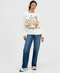 Love Tribe Juniors' Hello Kitty Gingerbread Crewneck Sweatshirt