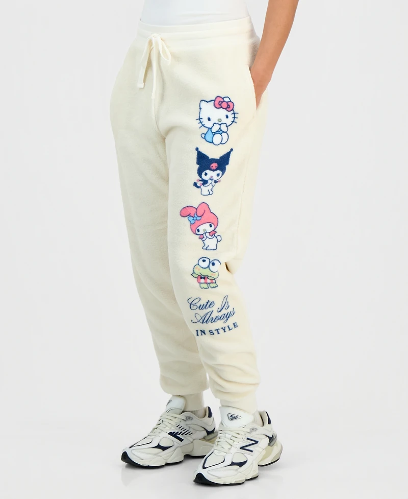 Love Tribe Juniors' Hello Kitty & Friends Woobie Jogger Pants