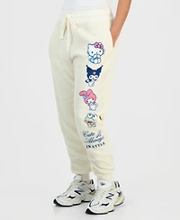 Love Tribe Juniors' Hello Kitty & Friends Woobie Jogger Pants