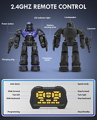 Rc Robot Toys, Gesture Sensing Programmable Rc Robot Toy, Talking, Dancing Rechargeable Intelligent Remote Control Robot