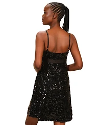 Isaac Mizrahi Women's Sleeveless Sequin Mini Dress
