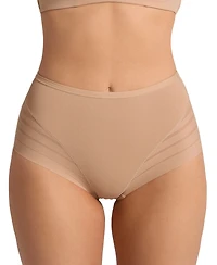 Leonisa Women's Lace Stripe Undetectable Classic Shaper Panty 012903
